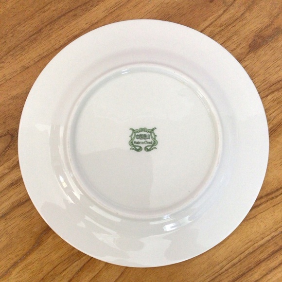 Vintage Blue Floral China Salad Plates - Set of 4 - Picture 5 of 11